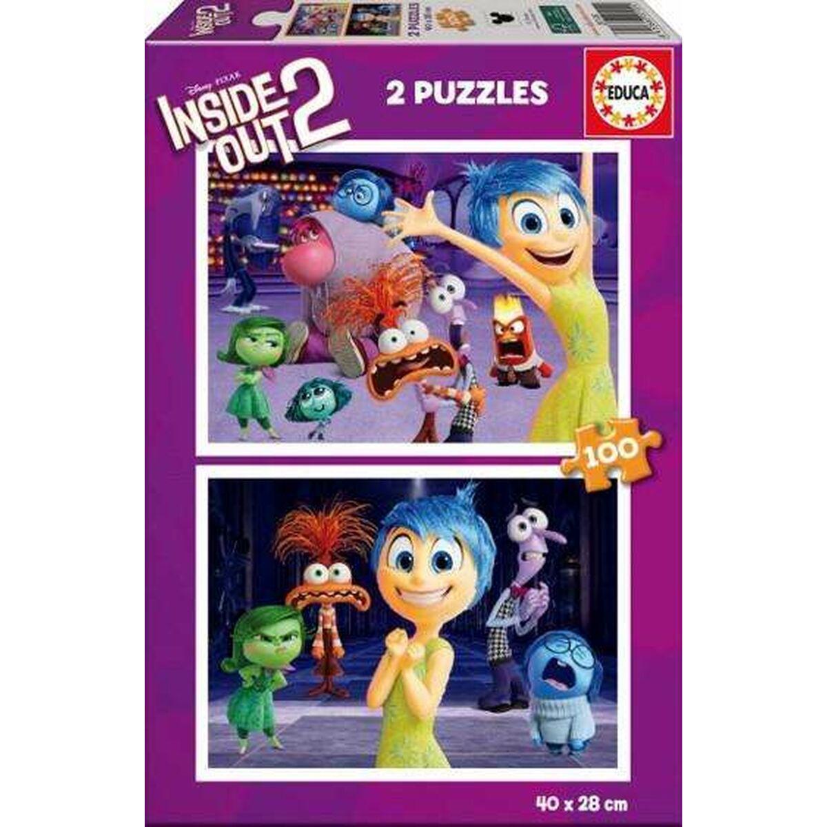 Puslespil Educa Inside Out 2 2 x 100 Dele