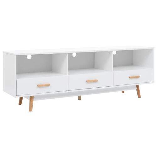 Tv-skab i MDF 160 x 40 x 55 cm hvid