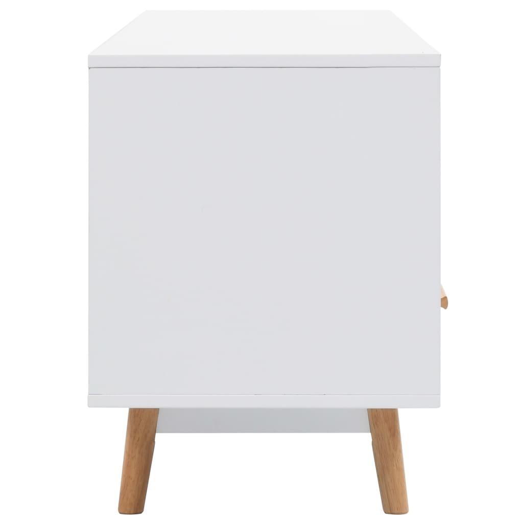 Tv-skab i MDF 160 x 40 x 55 cm hvid