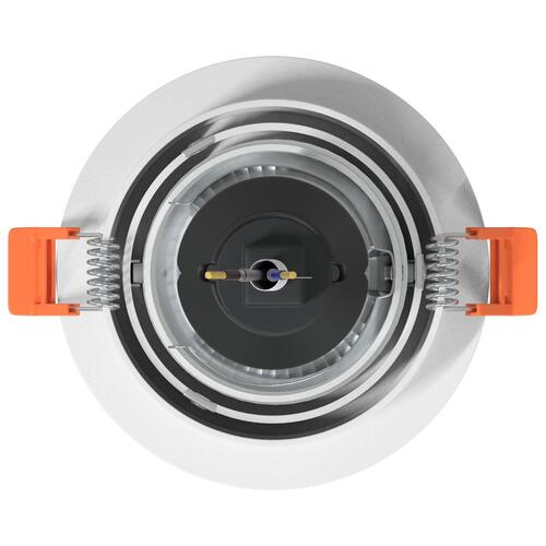 Indbygningsspots 24 stk Runde GU10 Hvid Ø91 mm