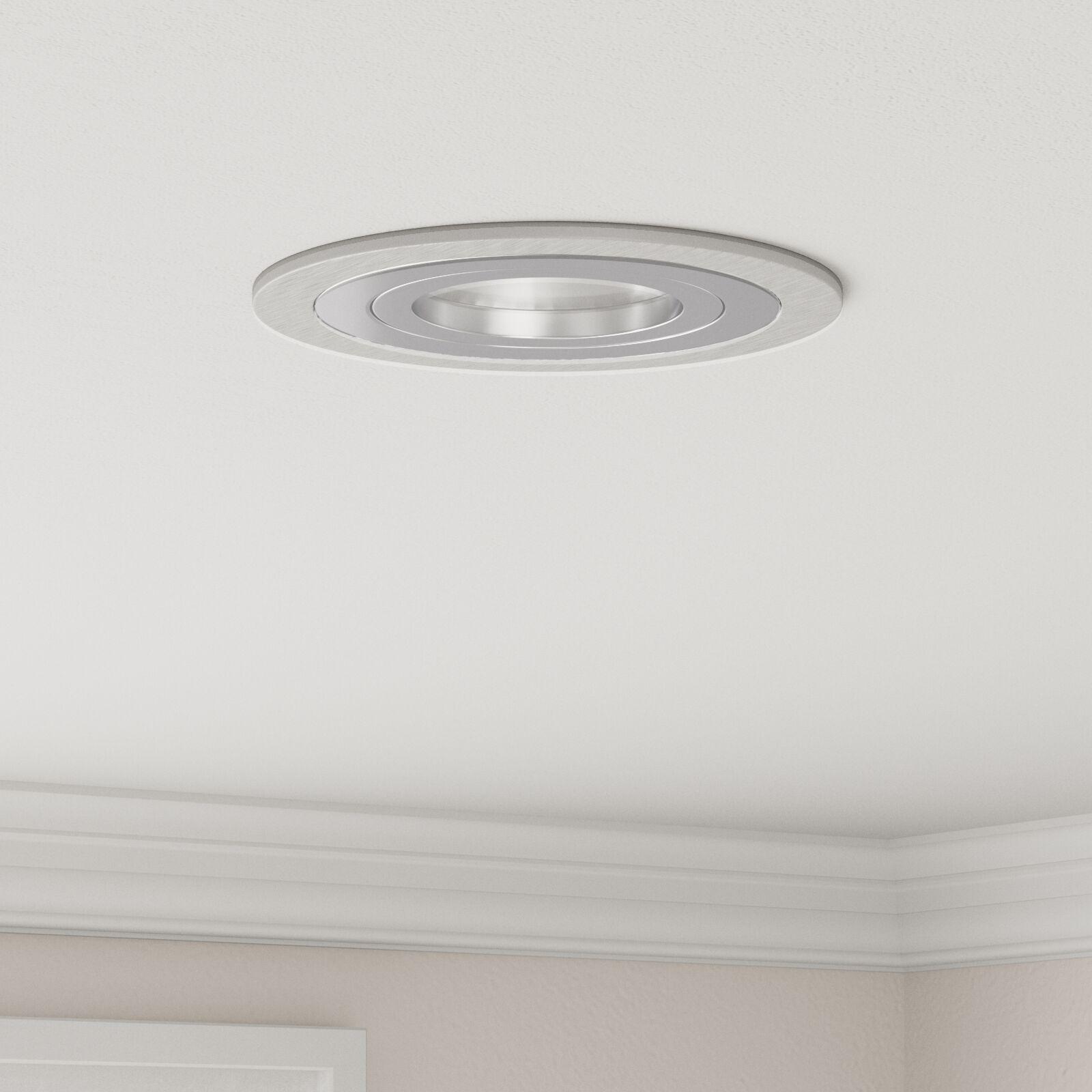 Spotlights med spotlights 24 stk Sort 9 x 9 x cm Aluminium