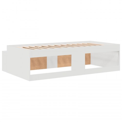 Opbevarings Sengestel Hvid 90x200 cm