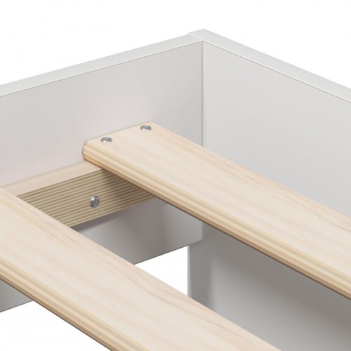 Opbevarings Sengestel Hvid 90x200 cm