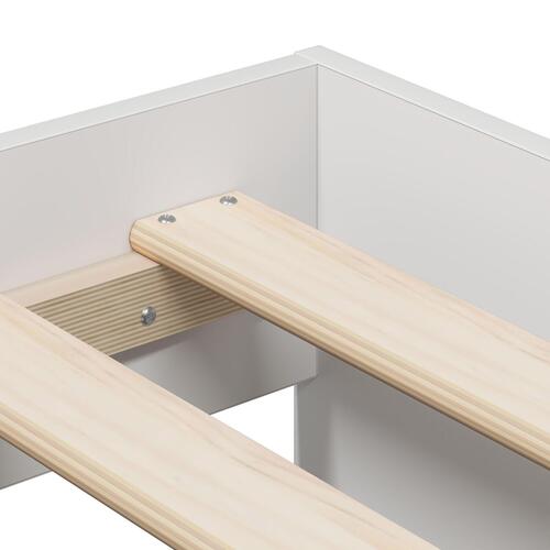 Opbevaringsseng Hvid 80x200 cm