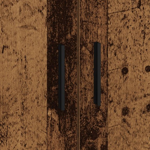 Opbevarings sengestel gammelt træ 80x200 cm