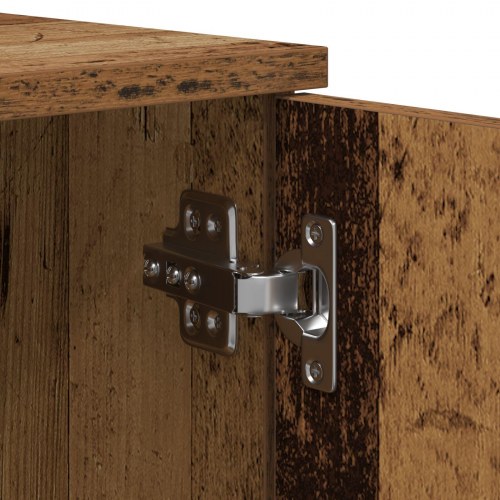 Opbevarings sengestel gammelt træ 80x200 cm