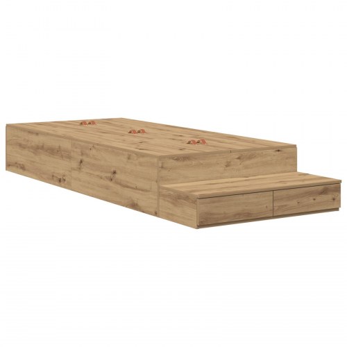 Opbevaringsseng Ramme Artisan Eg 80x200 cm