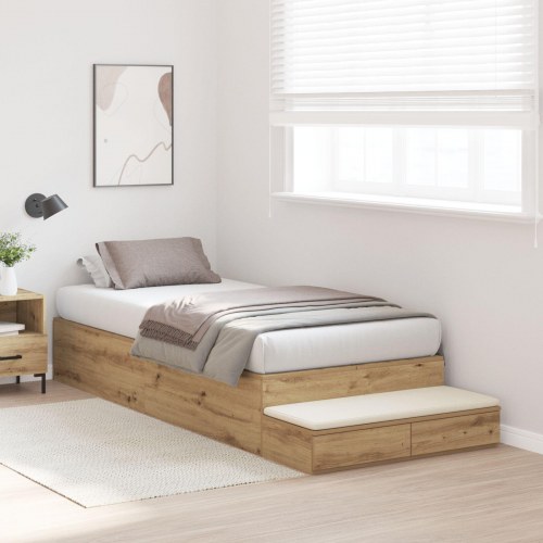 Opbevaringsseng Ramme Artisan Eg 80x200 cm