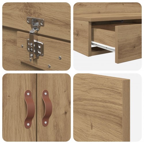 Opbevaringsseng Ramme Artisan Eg 80x200 cm
