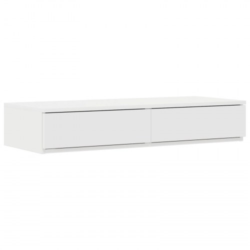 Opbevaringssengestel Hvid Konstrueret træ 236,5 x 100 x 31,5 cm