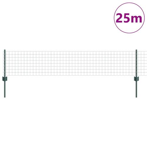 Havehegn Sæt Sæt af 2 Grøn Stål 25m x 0.4m Slidstærk Havehegn