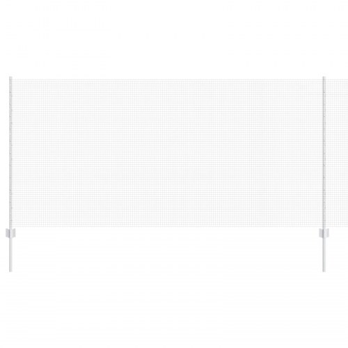 Svejset Trådhegn med 22 U Poster Sølv 1.2x25 m Stål