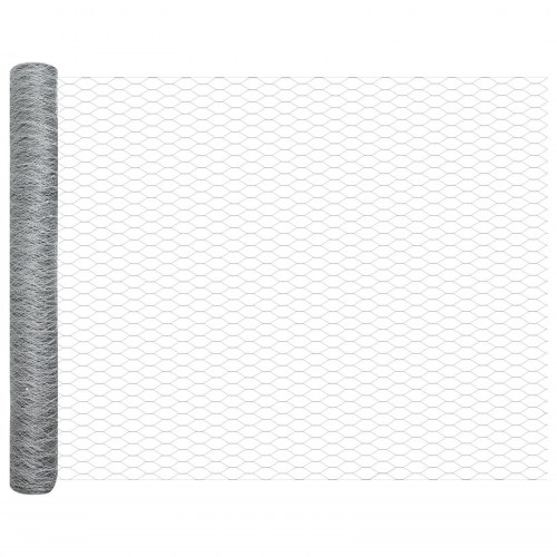 Hegnsposter 10 stk U-Kanal 140 cm Galvaniseret Stål, Hexagon Hegn 1.4x10 m Galvaniseret Stål