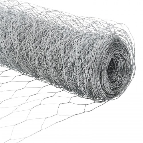 Hegnsposter 10 stk U-Kanal 140 cm Galvaniseret Stål, Hexagon Hegn 1.4x10 m Galvaniseret Stål