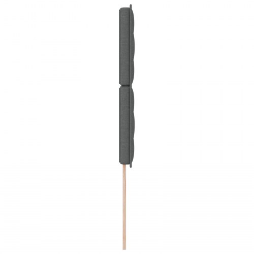Sengegavl Mørk Grå Stof 80 cm Rektangulær Modern