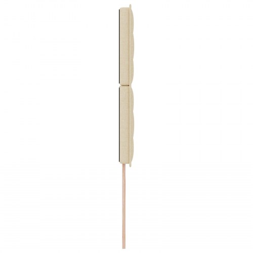 Sengegavl Cremefarvet Stof 80 cm Sengegavl Rektangulær