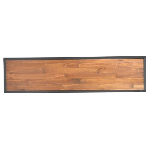 Tv-bord med 2 skuffer 120x30x40 cm massivt fyrretræ
