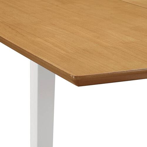 Udvideligt spisebord (80-120) x 80 x 74 cm MDF hvid