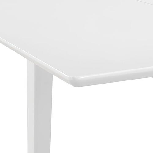 Udvideligt spisebord (80-120) x 80 x 74 cm MDF hvid