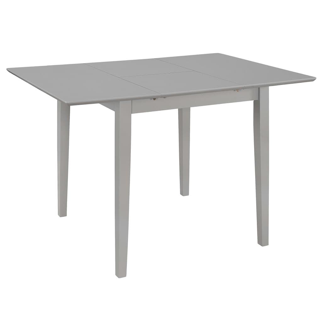 Billede af Udvideligt spisebord (80-120)x80x74 cm MDF grå