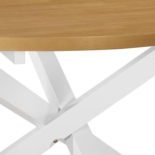 Spisebord 120 x 75 cm MDF hvid