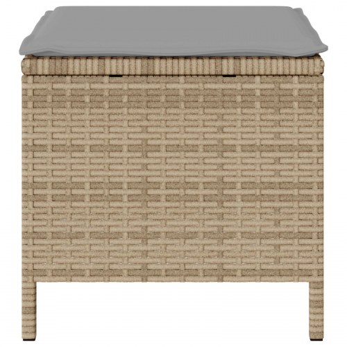 3-delt have spisesæt med puder Beige Poly Rattan Akacie