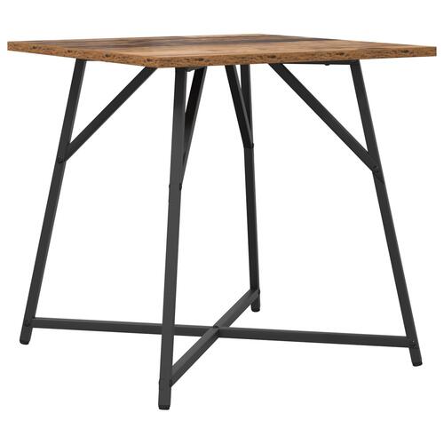 Sidebord 2 stk. Genbrugs træ, konstrueret træ og metal