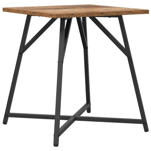 Sidebord 2 stk. Genbrugs træ, konstrueret træ og metal