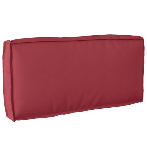 Pallet Pude Sæt Sæt af 2 Bordeaux Polyester Mellem