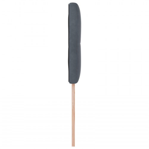 Sengegavl med knapper Mørkegrå 100 cm Velvet