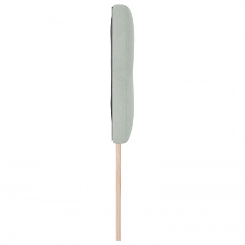 Hovedgærde Knap Tuftet Lys Grå 140 cm Velvet