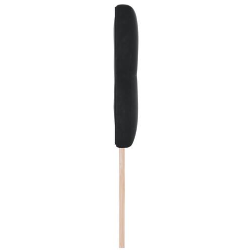 Sengegavl Knap Tuftet Sort 140 cm Velvet