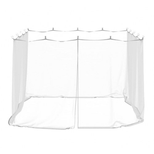 Myggenet til pavillon - 300×300×200 cm, hvid, 220 mesh