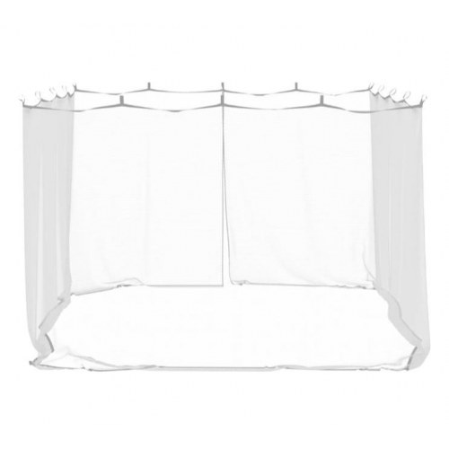 Myggenet til pavillon - 300×300×200 cm, hvid, 220 mesh