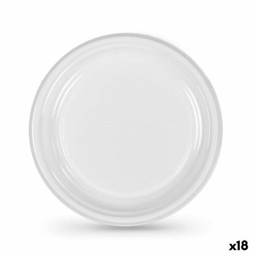 plade Algon Plastik 20,5 cm 25 Dele (18 enheder)