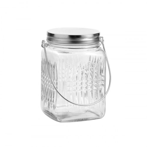 Glaskrus/krukke med hank 1 l - 12 stk.