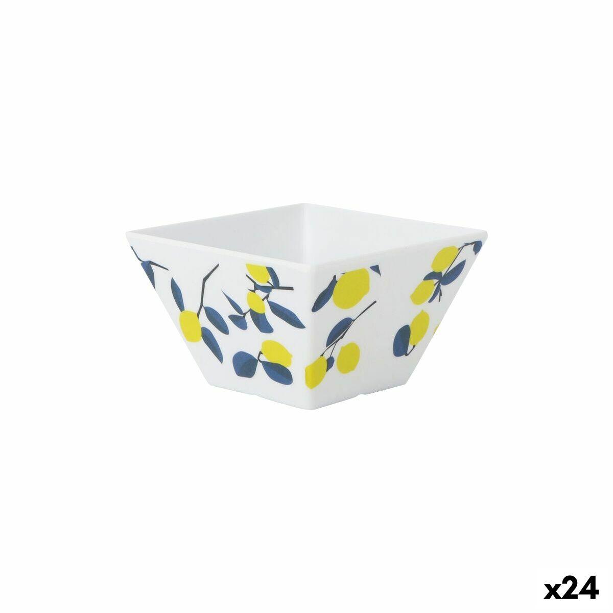 Snackskål La Mediterránea Citron 10 x 10 x 6 cm (24 enheder)