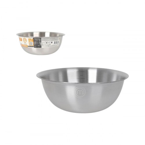 MasterChef serveringsskål i rustfrit stål - 2 l, Ø22 x 8,7 cm (24 stk.)