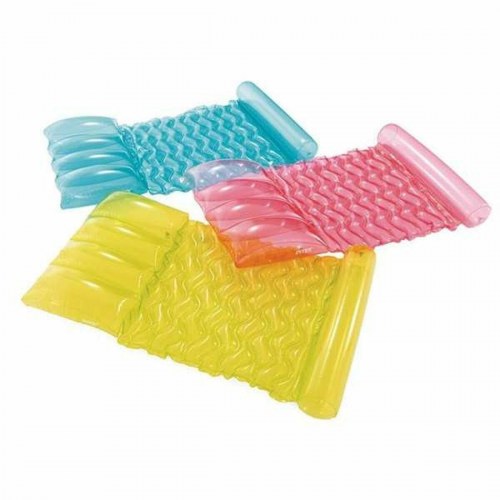 Bademadras Intex 89 × 173 cm - gennemsigtig multicolor