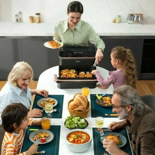 Airfryer Cosori 10 L Sølvfarvet Metallic
