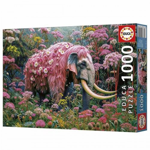 Puslespil 1000 brikker - Educa Floral Elephant