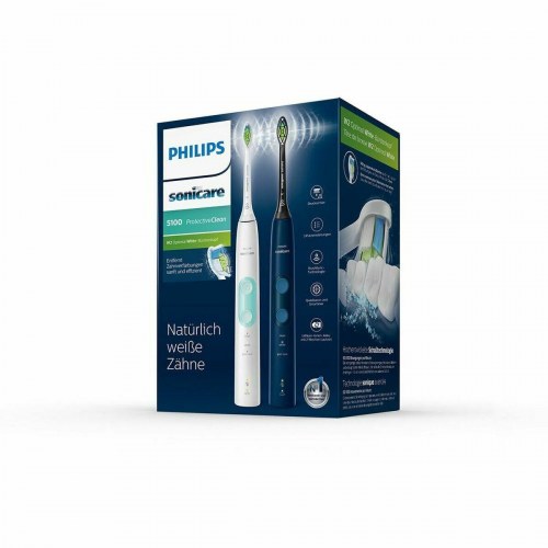 Philips Sonicare ProtectiveClean 5100 elektrisk tandbørste - 2 enheder