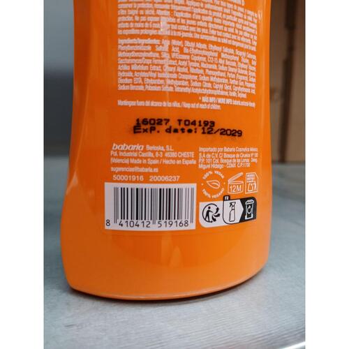 Solcreme spray Babaria Spf 30 200 ml D-vitamin