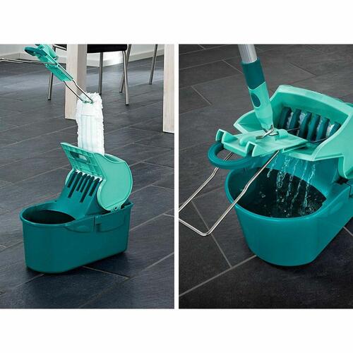 Gulvmoppe med spand Leifheit 55092