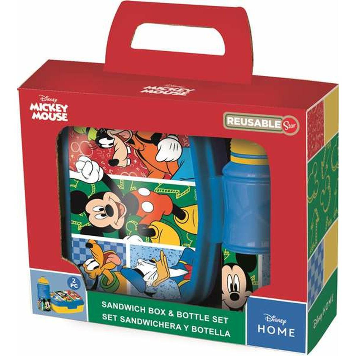 Madkasse Med Vandbeholder Mickey Mouse Mickey Has Fun