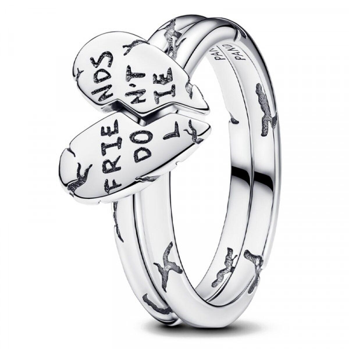 Pandora ring til kvinder, sølvfarvet - str. 14 (193575C00-54)