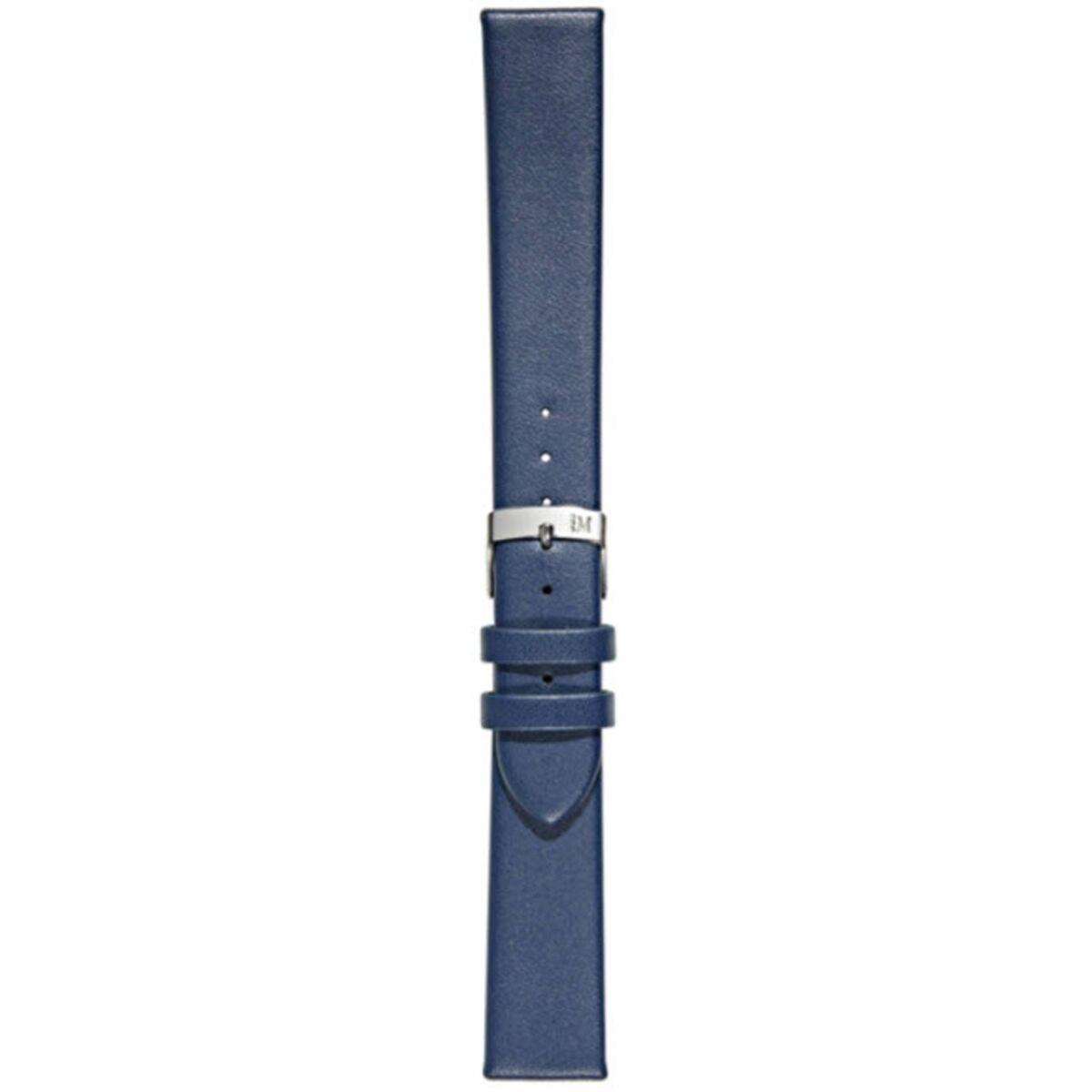 Urrem 20 mm - blå læder, unisex