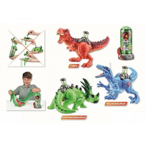 Action Figurer Zuru Robo Alive Dino Dna
