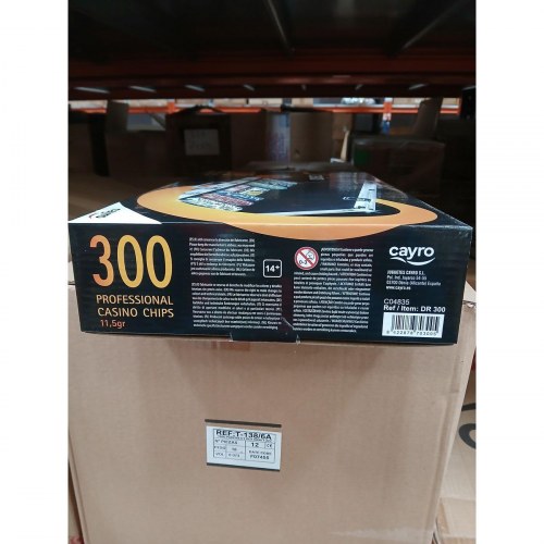 Pokersæt med 300 jetoner - Cayro