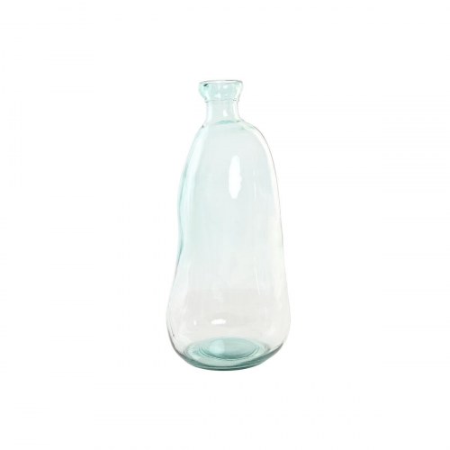 Vase i gennemsigtig genbrugsglas - 22 x 22 x 51 cm